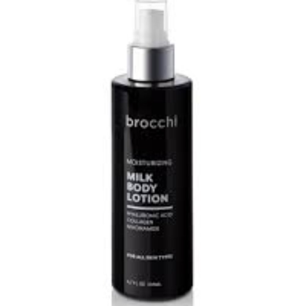Brocchi Milk Body Lotion – Hydrating, Non-Greasy, Sensitive Skin Friendly, 6.7 o